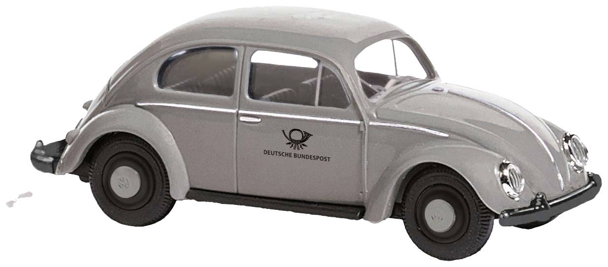 Busch 52964 H0 Car Volkswagen Beetle oval window DBP GRAY