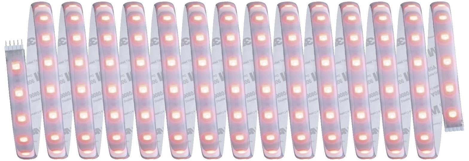 A row of red LED lights illuminates in a regular sequence.