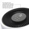 Air purifier with digital display shows filter status. Text: 'This way, you'll always know how effectively your filters are keeping your air clean.'