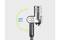 A silver hinge that can rotate 180 degrees is depicted with a yellow arrow and the label '180° pivot'.