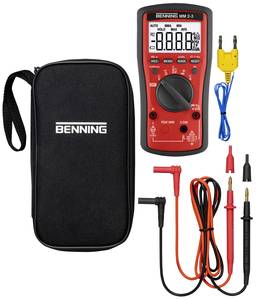 Benning MM 2-3 Handheld multimeter  Digital  CAT III 600 V, CAT IV 300 V Display (counts): 6000