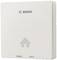 White Bosch device for home monitoring with two lights for 'Power' and 'Fault' and a discreet house symbol in the centre.