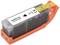 A black ink cartridge with an orange plastic holder, label reading 'PGI-580XXL'.