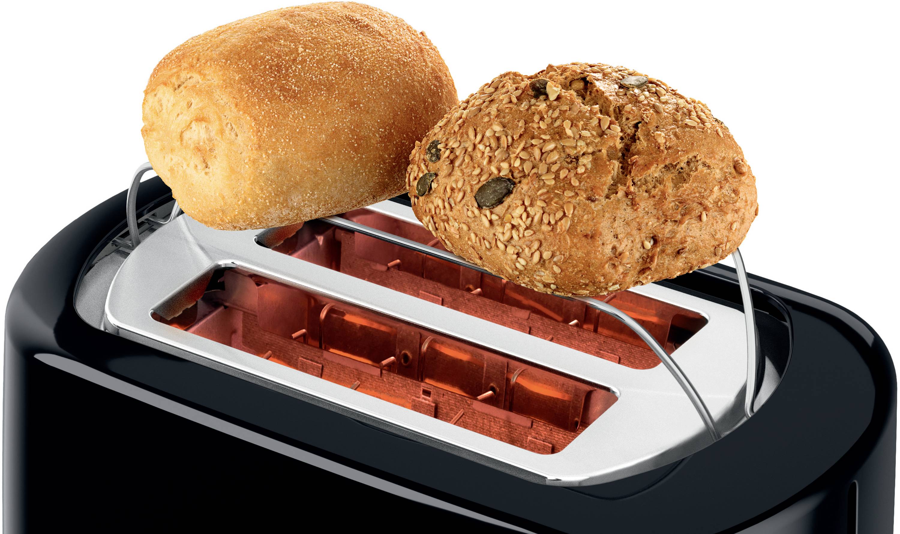 Bosch Haushalt TAT3A113 Toaster with home baking attachment Black