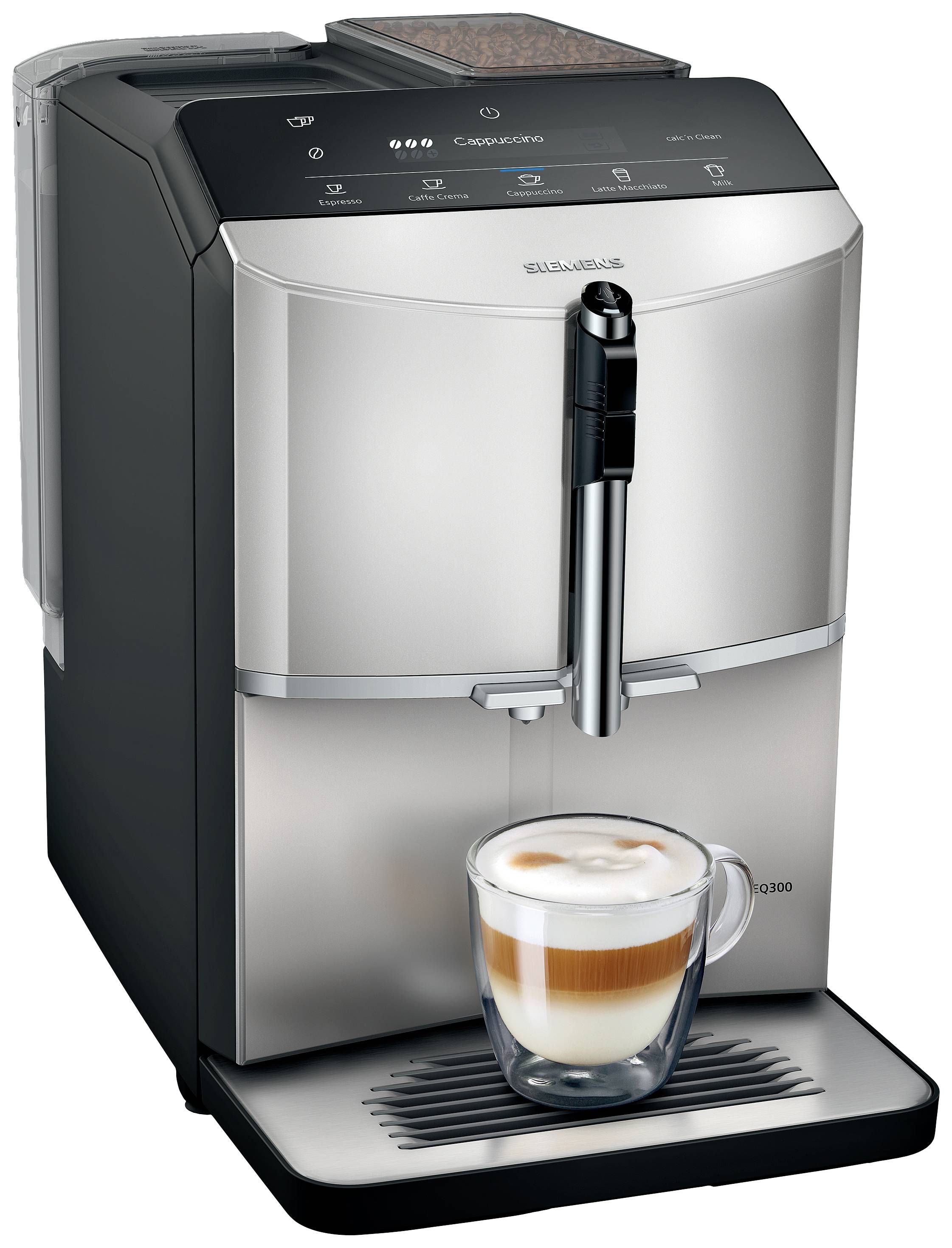 Siemens Hausgeraete Siemens SDA TF303E07 Fully automated coffee machine Silver (metallic)