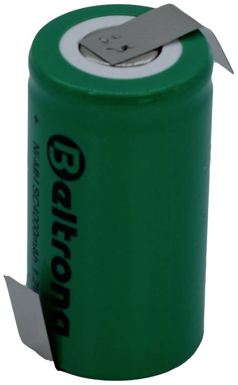 Beltrona SC4000 Non-standard battery (rechargeable) Sub-C Z solder tab NiMH 1.2 V 4000 mAh