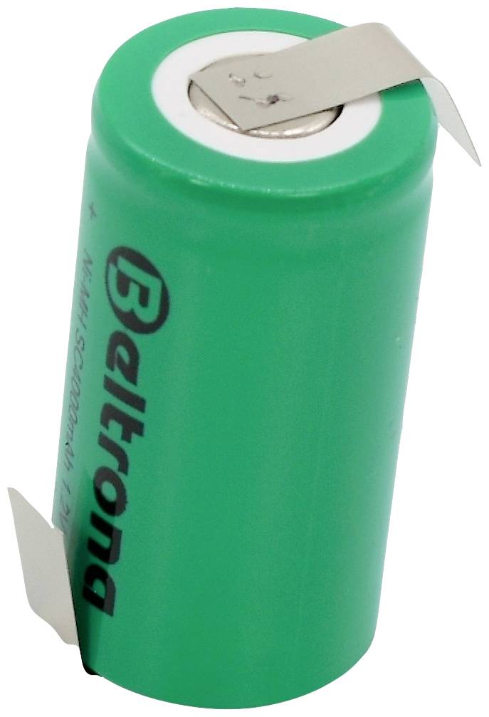 Beltrona SC2400 Non-standard battery (rechargeable) Sub-C Z solder tab NiMH 1.2 V 2400 mAh