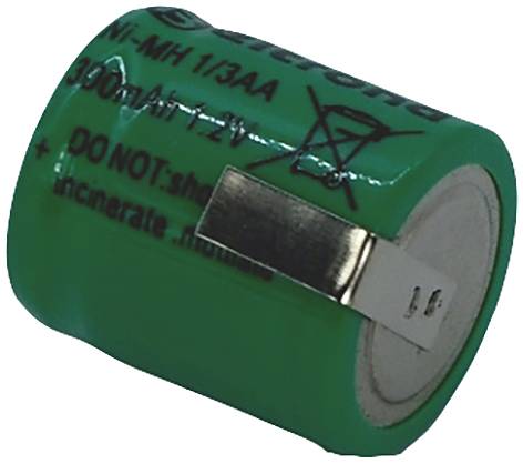 Beltrona 1/3AA Non-standard battery (rechargeable) 1/3 AA Z solder tab NiMH 1.2 V 300 mAh
