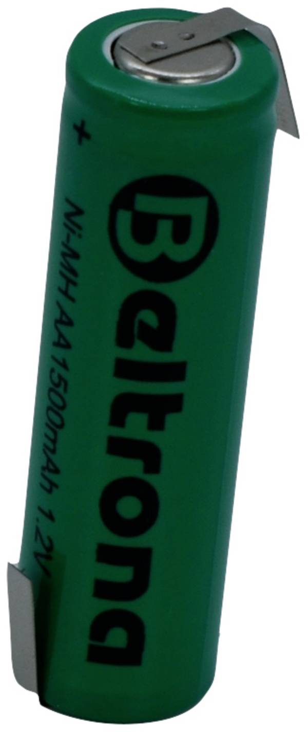 Beltrona AA1500 Non-standard battery (rechargeable) AA Z solder tab NiMH 1.2 V 1500 mAh 1 pc(s)