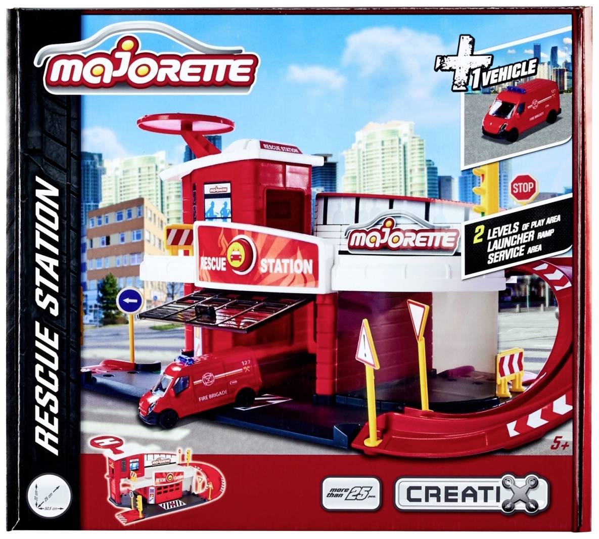 Majorette CREATIX rescue station + 1 vehicles | Conrad.com