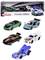 Five Porsche model cars in various colours and designs, presented in packaging titled 'Porsche Edition'.
