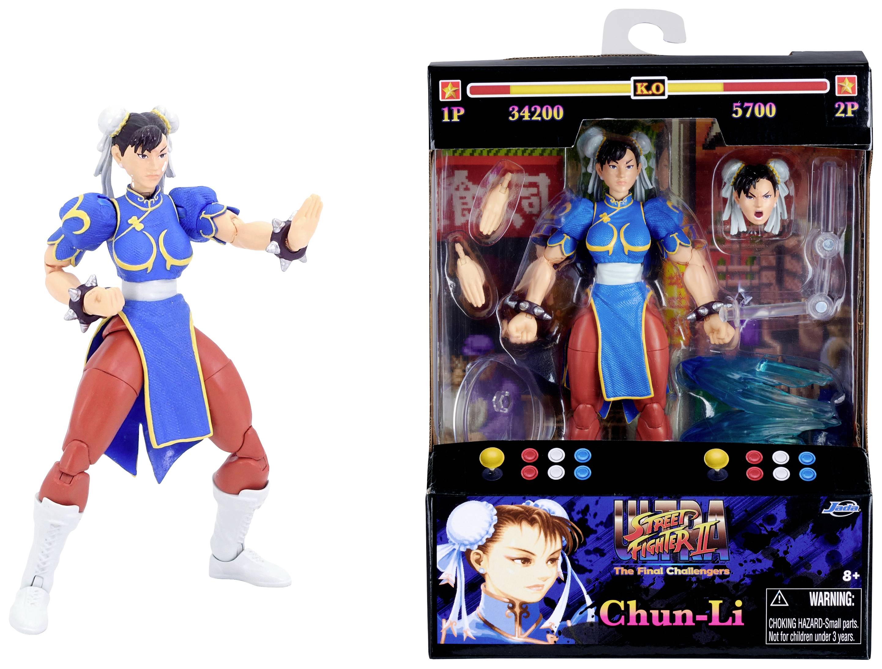 Image of Jada Toys Street Fighter II Chun-Li 6 Figure