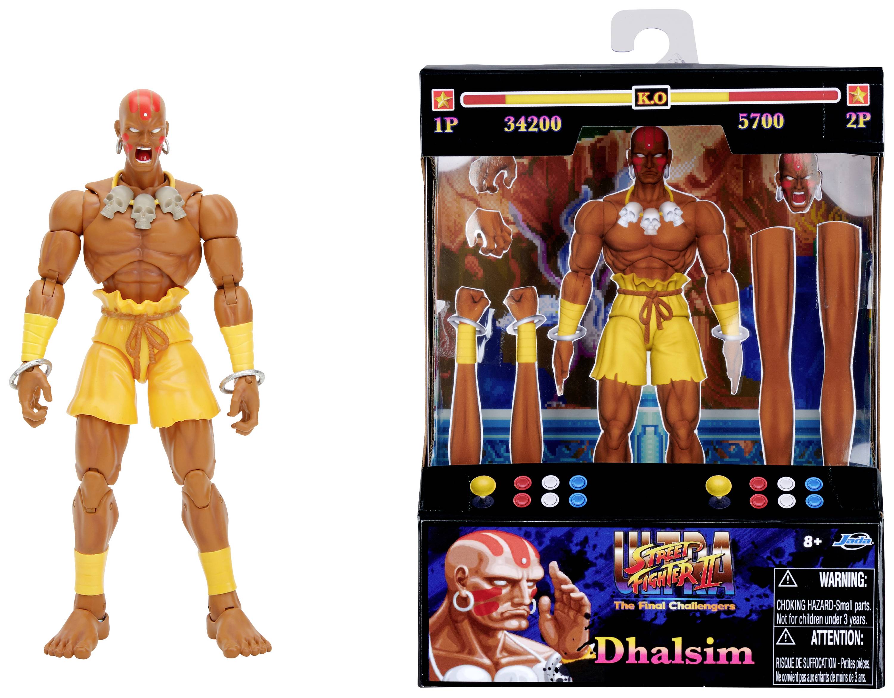 Jada Toys Street Fighter II Dhalim 6 Figure