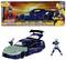 Toy model of a Mazda RX-7 in a 'Naruto Shippuden' design with a Kakashi figurine. Packaging labelled 'Kakashi Hatake & 1993 Mazda RX-7'.