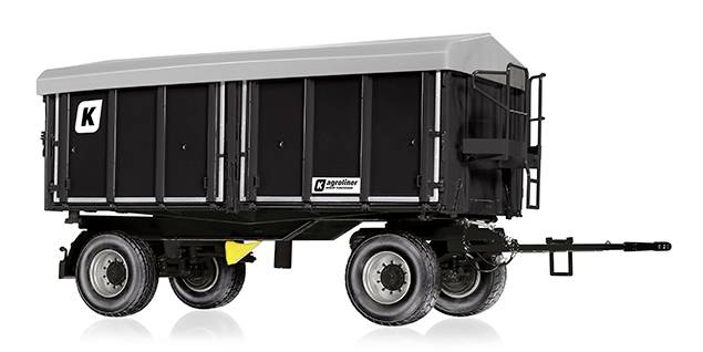 Wiking 077867 Gauge 1 Trailer Kroeger HKD 302, black