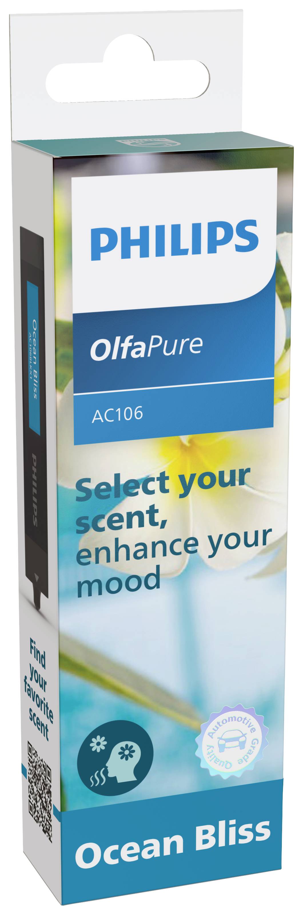 Philips Automotive Refill OlfaPure 7200 Ocean Bliss Ocean Bliss, Ylang-ylang, Jasmine, Rose, Lily of the valley, Cedar, -2