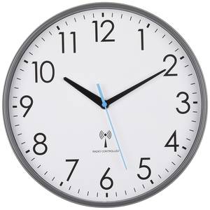 TFA Dostmann 60.3549.10 Radio Wall clock 300 mm x 65 mm  Grey