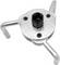 'Three-jaw adjustable oil filter wrench with a 3/8 inch drive, designed for securely gripping and removing cylindrical oil filters.'