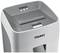 A grey-white paper shredder by Dahle with control buttons on top, suitable for office applications.