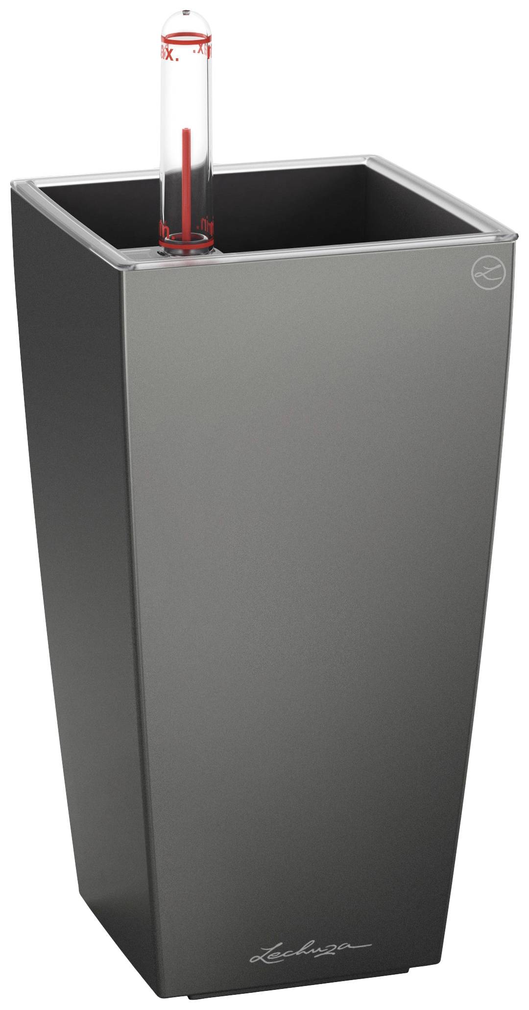 Lechuza MINI CUBI 18123 Planter container Anthracite