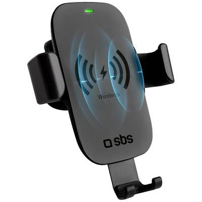 Image of sbs mobile Auto-Halterung Wireless Gravity mit Schnellladung Air grille Car mobile phone holder Wireless charger 55 - 90 mm
