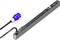 'Power strip with twelve outlets and blue plug, suitable for industrial applications.'