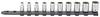 Stahlwille 40/10-12916 Bit set 1/4" 10-piece 96051010