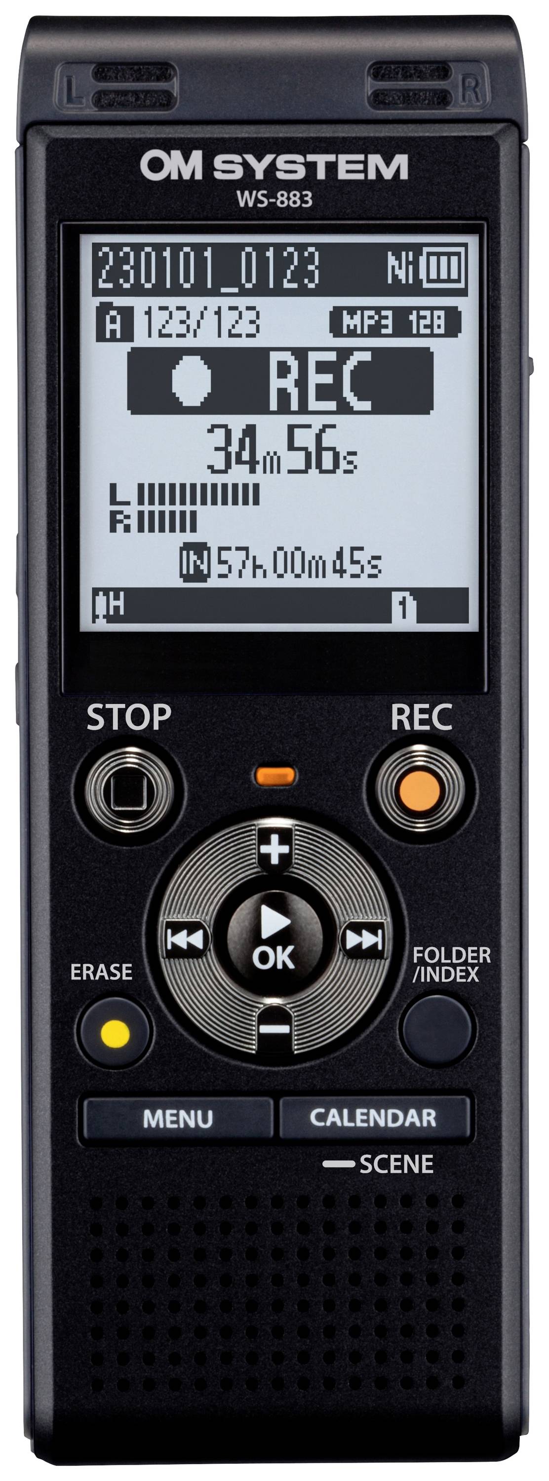 Buy OM System WS-883 Digital dictaphone Max. recording time 2080 h