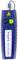 Torch in navy blue with yellow laser symbol. Features green power/off button and ventilation holes. Inscription reads: 'VISUAL FAULT LOCATOR'.