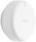 A white, round smart home sensor with the 'Aqara' logo on the front. It is mounted on walls for home automation purposes.