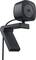 A black webcam with autofocus and high dynamic range, mounted on an adjustable bracket with cable connection.