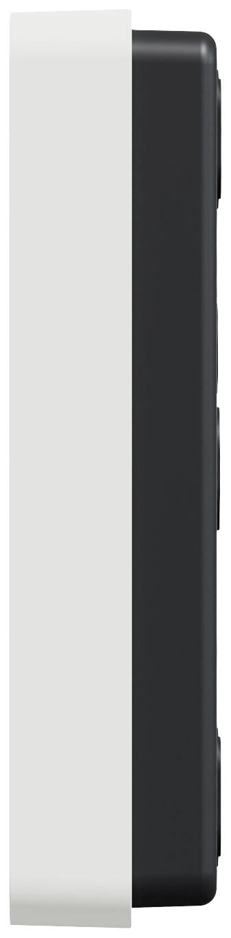 Grey and black vertical stripes side by side, possibly a graphic element or part of a device.
