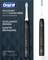 Oral-B Pulsonic Slim Clean 2000 electric toothbrush with 'Schlankes Design', 'Sanfte Reinigung', featuring sleek black design.