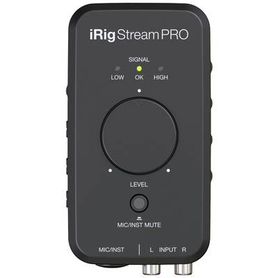 Audio interface IK Multimedia iRig Stream Pro Monitor controlling