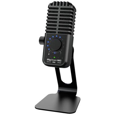 Image of IK Multimedia iRig Stream Mic Pro Stand Studio microphone Transfer type (details):Corded incl. stand, incl. cable