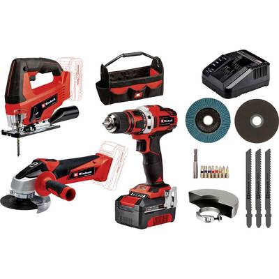 Einhell TE-TK 18/3 Li Kit JS+CD+AG Power X-Change 4257241 Tool kit Bag-0