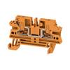 Weidmüller 2847240000 Continuity Push-in connector, Jack connector Orange 50 pc(s)