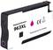 Ink cartridge 963XL, remanufactured, replaces original, with CE marking and recycling symbol.