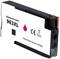 'Ink cartridge 963XL, replaces original cartridge, recycled, with magenta ink droplet symbol, CE certified, side view.'