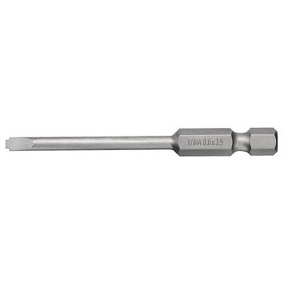 Weidmüller 2749100000 BIT E6.3Z 0.6X3.5X70 Slot drive bit Drive (screwdriver): 1/4" (6.3 mm) Downforce: Slot 3.5 mm-0