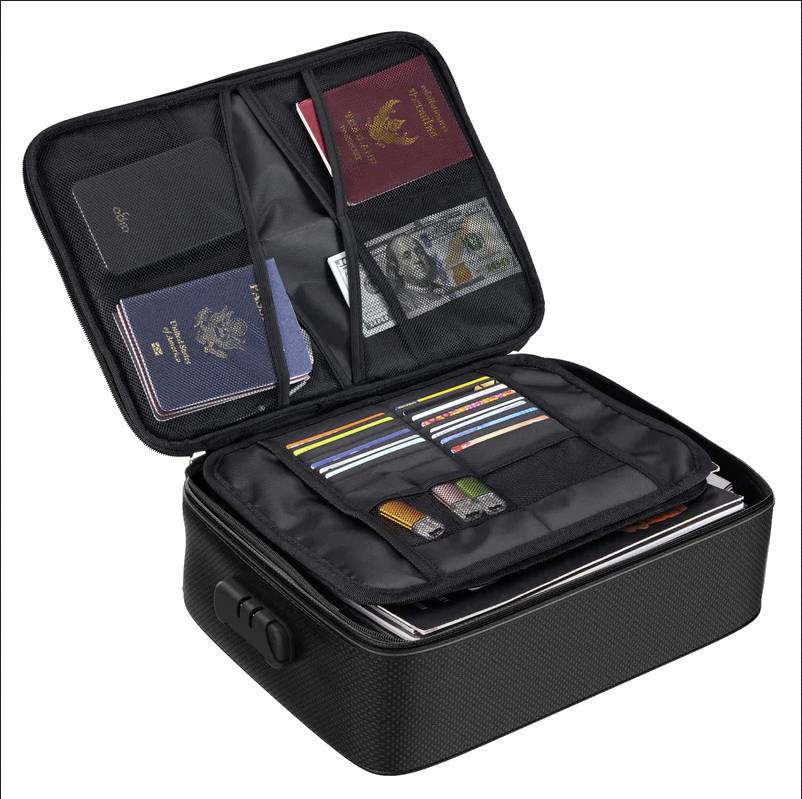 kh-security 370217 BIG Fire proof briefcase fire-resistant, water-proof Combination