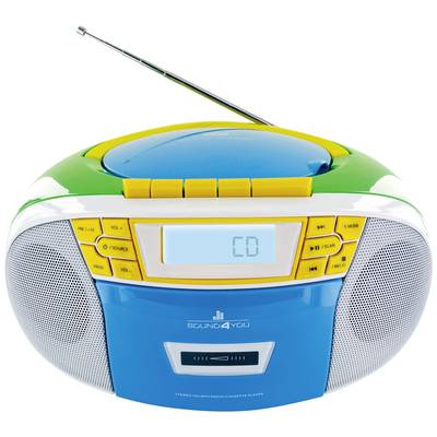 Image of Schwaiger Sound4You Radio CD player FM, AM, FM CD, FM Multi-coloured