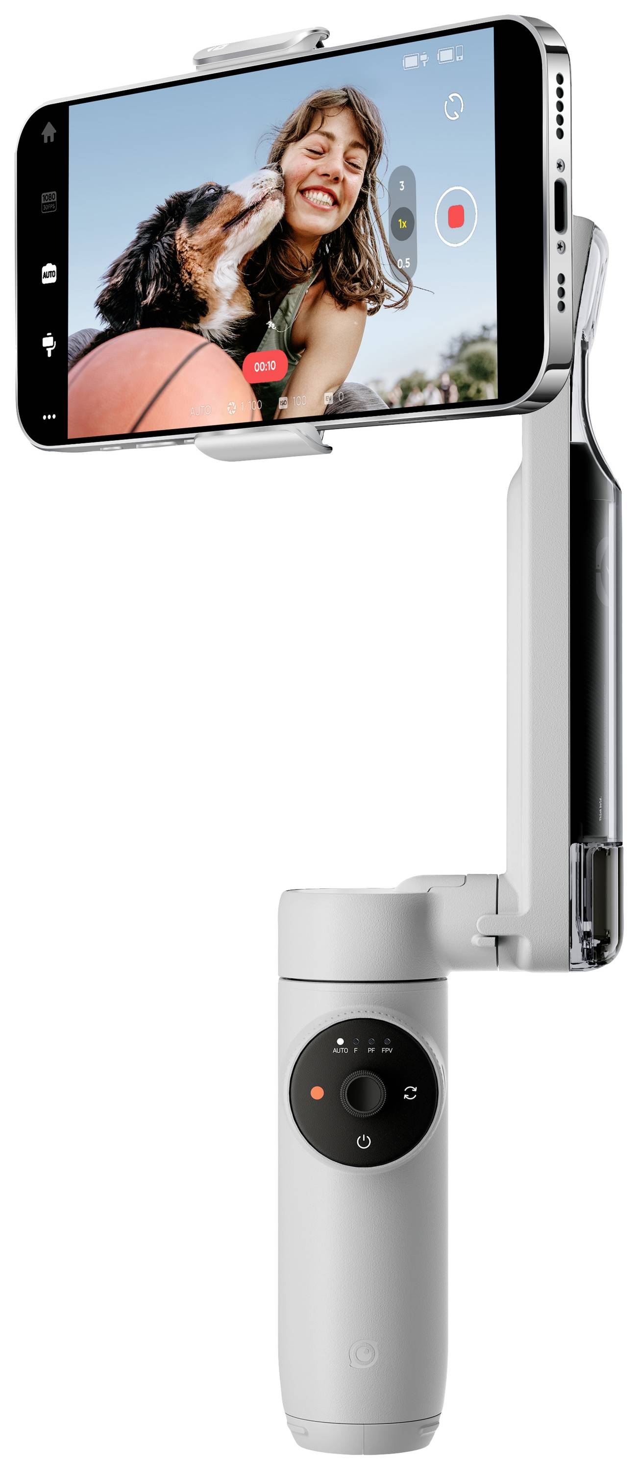 Insta360 Flow Smartphone Gimbal Stabilizer (White) - CINSABBA 