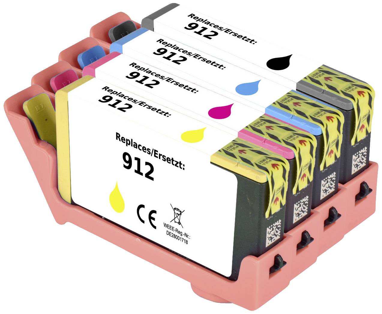 Renkforce Ink Cartridge Replaced Hp Hp 912 6zc74ae Compatible Set