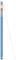 A long, narrow metal strip, possibly a fluorescent tube, is located in blue packaging with orange and grey details.