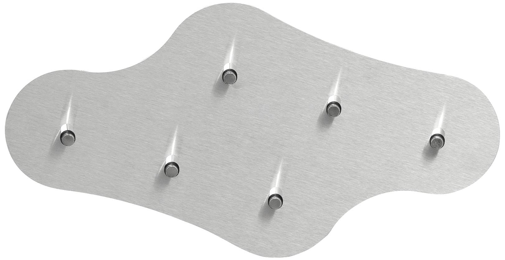 Burg Waechter Key rack Nuvola 6400/6 Ni 9430 No. of hooks 6 Stainless steel