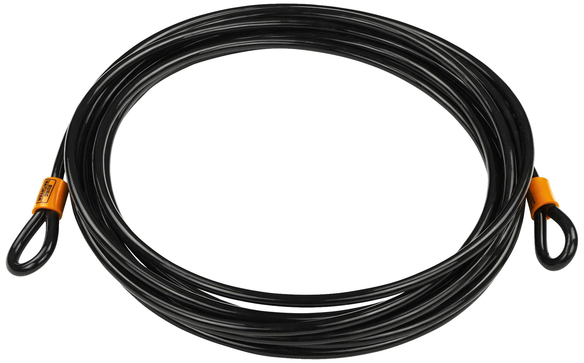 Burg Waechter 750 1000 Steel cable lock Black Padlock loops