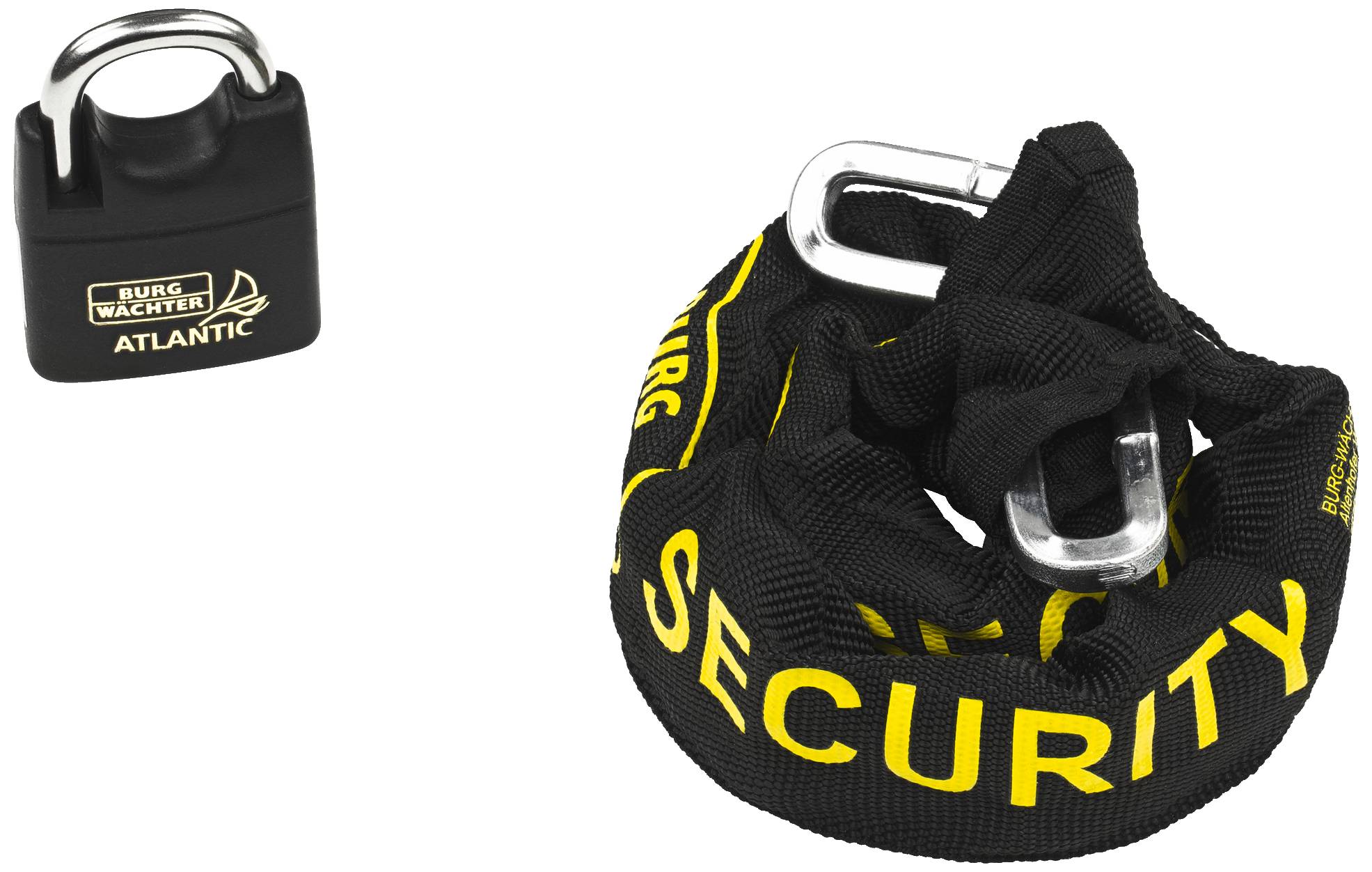 Burg Waechter SKM 6/60/NI40 Chain lock Black Key lock