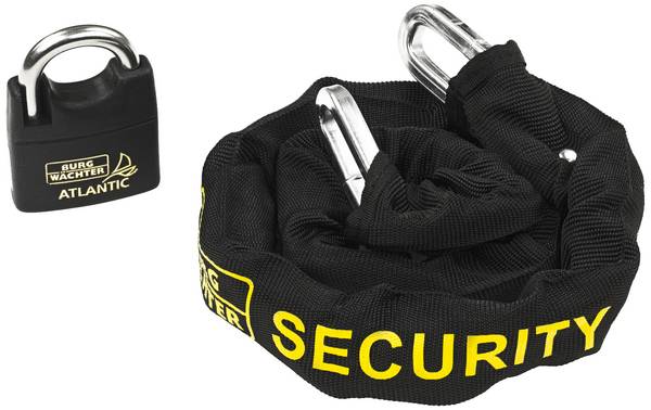 Burg Wächter SKM 8/90/NI50 Chain lock Black Key lock