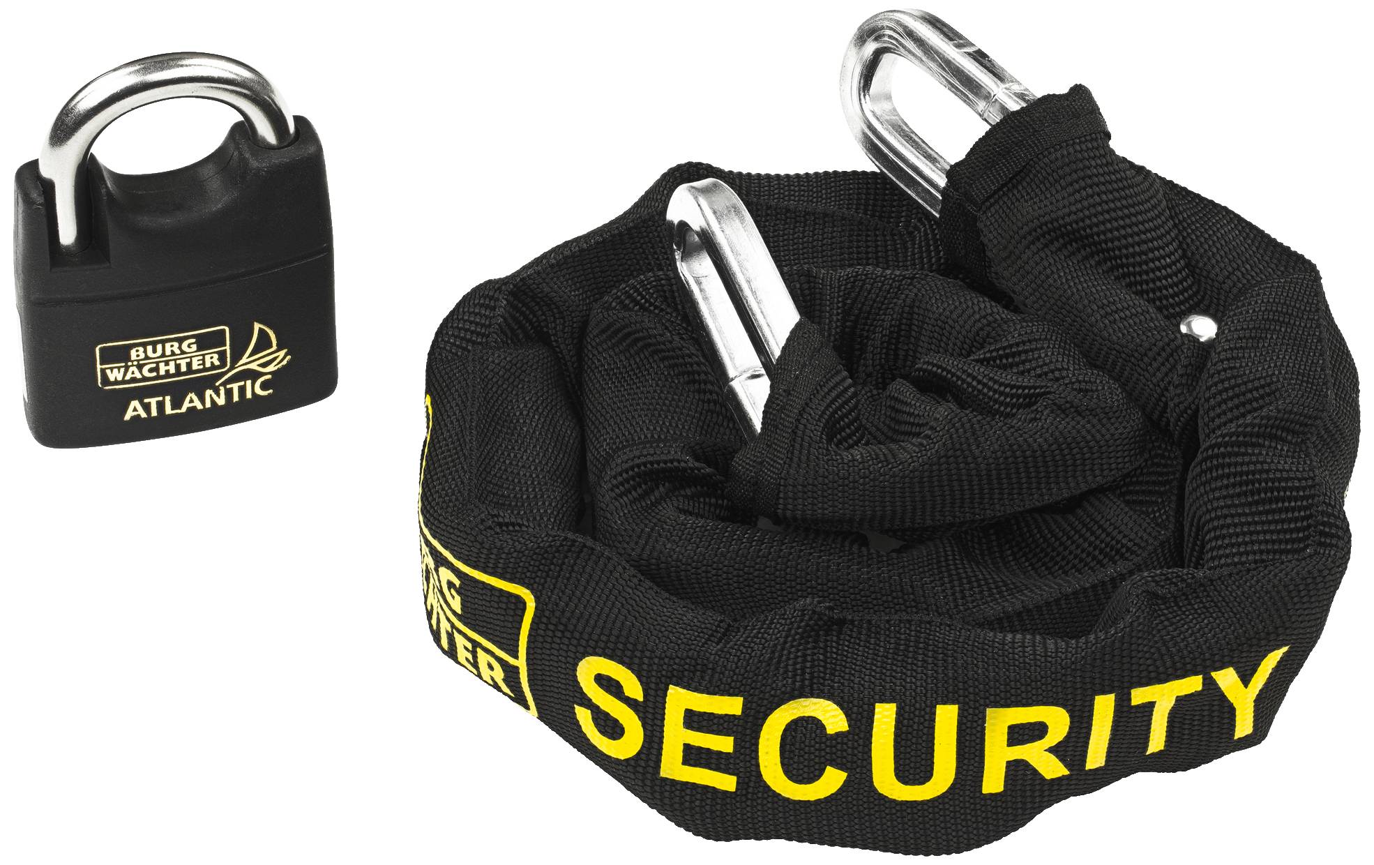 Burg Waechter SKM 8/90/NI50 Chain lock Black Key lock